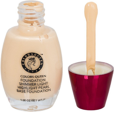 

Colors Queen New Shimmer Highlight Pearl Base Milk Foundation(Natural, 30 g)