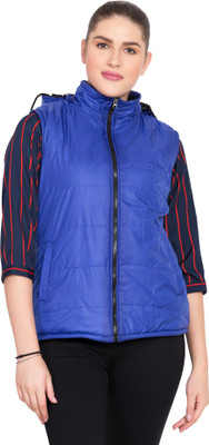 Deewa Sleeveless Solid Women Jacket