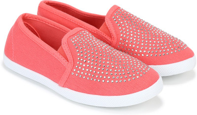 

Poppers by Pantaloons Girls Slip on Sneakers(Pink