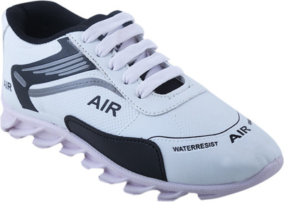 

BUNNIES Boys Lace Running Shoes(White, Black
