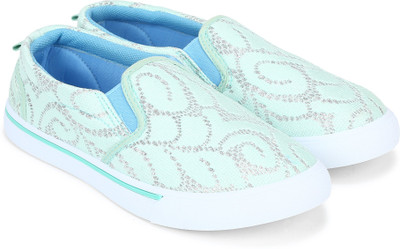 

Poppers by Pantaloons Girls Slip on Sneakers(Light Green, Aqua