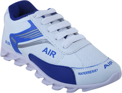 

BUNNIES Boys Lace Running Shoes(White, Blue