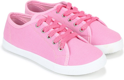 

Poppers by Pantaloons Girls Lace Sneakers(Pink, Dark pink