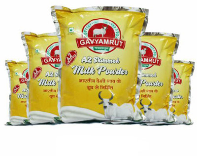 

Gavyamrut Skimmed 5Kg Skimmed Milk Powder(5 kg, Pack of 5)