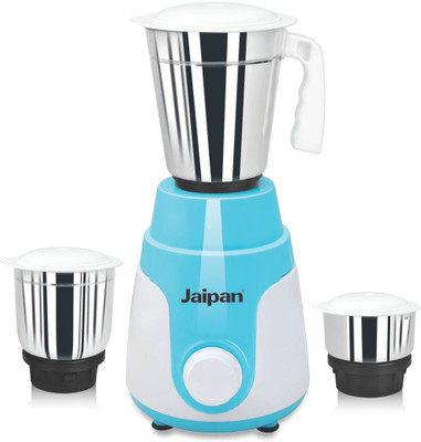 

Jaipan JMS-5010 500 Mixer Grinder(white and Blue, 3 Jars)