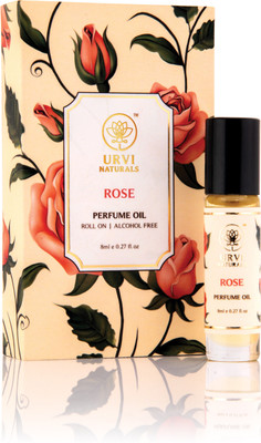 

Urvi Naturals Rose Perfume Oil Perfume - 8 ml(For Men & Women)