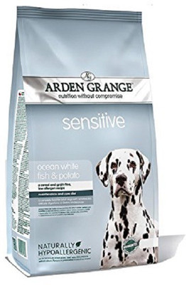 

Goofy Tails Arden Grange Sensitive Ocean White Fish & Potato Dog Food (6 KG) Fish 6 kg Dry Dog Food