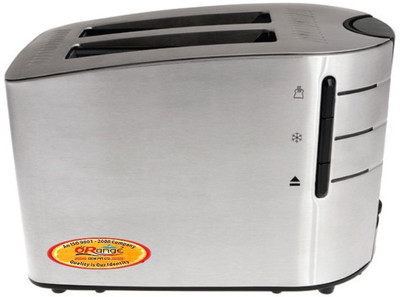 

Orange 2-Slice Pop-up Atlantic Toaster 13973 - Brushed Stainless Steel 700 W Pop Up Toaster(Silver)