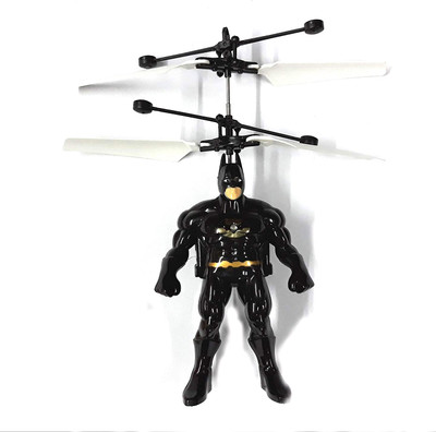 

Bestie Toys Avenger Flying Hero Batman with Hand Sensor Control and USB Charger - Black(Multicolor)