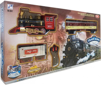 

TOYGALAXY TRAIN KING CHOOCHOO SERIES REMOTE CONTROL SET(LIGHT SOUND SMOKE)(Multicolor)