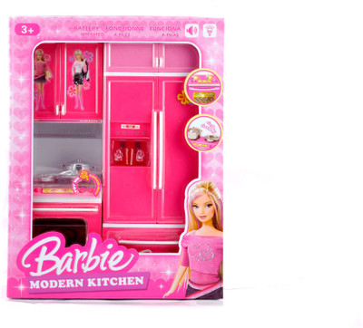 barbie kitchen set flipkart