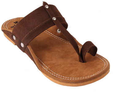 

AMAZING TRADERS Men Brown Color Flats