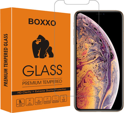 Boxxo Edge To Edge Tempered Glass for Apple iPhone XR(Pack of 1)
