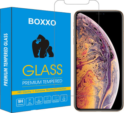Boxxo Edge To Edge Tempered Glass for Apple iPhone XS Max(Pack of 1)