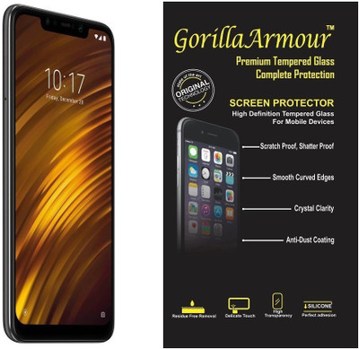 Gorilla Armour Tempered Glass Guard for POCO F1(Pack of 1)