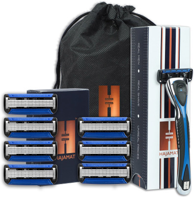 

Hajamat Viper V Plus - 5 Blade Shaving Razor for Men ( 1 Razor Handle + 8 Cartridges )