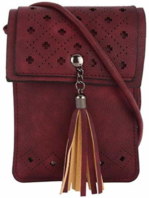 

Skynova Women Casual Brown PU Sling Bag