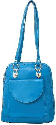 

High Valley Fashion Women Casual Blue PU Shoulder Bag