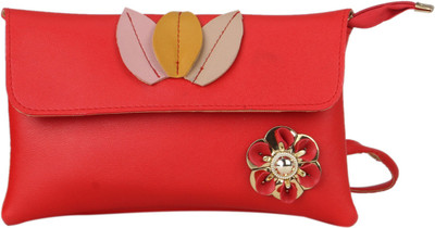 

Aadhunik Libaas Girls Casual, Evening/Party, Formal Red PU Shoulder Bag