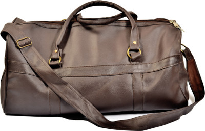 

nikrish brown travel bag Small Travel Bag - large(Brown)