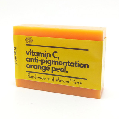 

Pratha Handmade Soap Vitamin C | Orange Peel Anti-Pigmentation Soap(100 g)