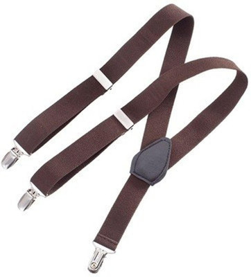 

Fasuch Y- Back Suspenders for Men, Boys(Brown)