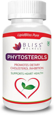 

Bliss Welness Lipid Bliss Pure Phytostrol Plant Sterol Powder Cholesterol Control / Lipid Improvement Health Supplement - 60 Vegetarian Capsules(60 No)