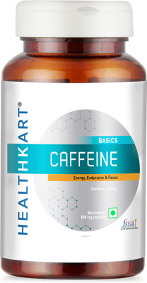 

Healthkart Caffeine 200mg Supports Focus, Energy, Endurance(90 No)