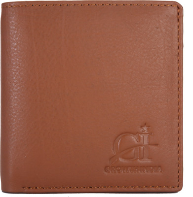 

Growth India Men Tan Genuine Leather Wallet(8 Card Slots)