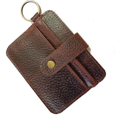 

Spanish Galleon Men Casual Brown Genuine Leather Card Holder(5 Card Slots)