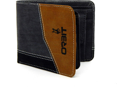 

Orbit Men Yellow, Blue, Black Genuine Leather, Fabric Wallet(5 Card Slots), Black;blue;rust