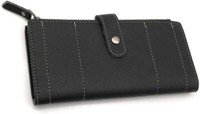

Satyam Kraft Women Black Artificial Leather Wallet(10 Card Slots)