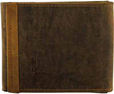 

Buff & Jack Men Casual Brown Genuine Leather Wallet(8 Card Slots)