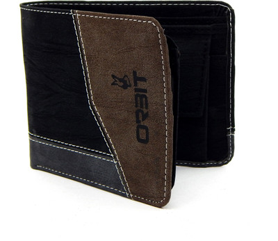 

Orbit Men Brown, Black, Grey Genuine Leather, Fabric Wallet(5 Card Slots), Black;brown;grey