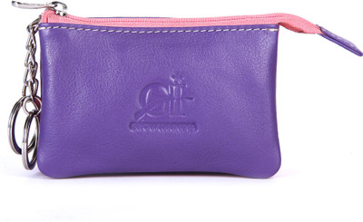 

Growth India Women Multicolor Genuine Leather Wallet(8 Card Slots), Purple & pink