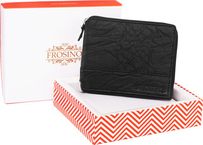 

FROSINO Men Black Artificial Leather Wallet(4 Card Slots)