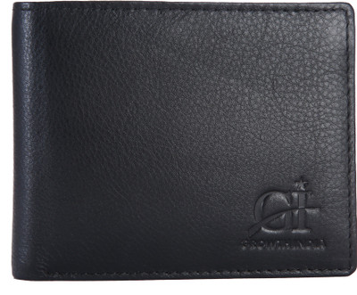 

Growth India Men Black Genuine Leather Wallet(10 Card Slots)