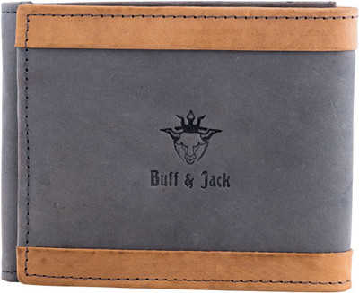 

Buff & Jack Men Blue Genuine Leather Wallet(8 Card Slots)