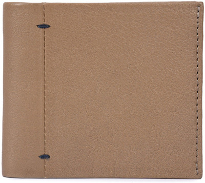 

Phive Rivers Men Beige Genuine Leather Wallet(8 Card Slots)
