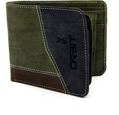 

Orbit Men Grey, Green, Brown Genuine Leather, Fabric Wallet(5 Card Slots), Brown;green;grey