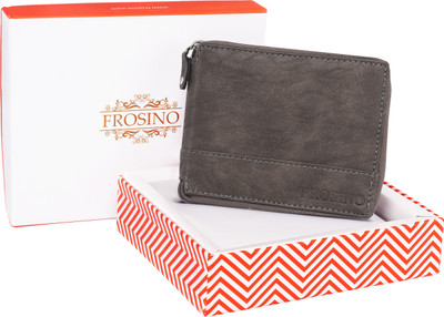 

FROSINO Men Brown Artificial Leather Wallet(4 Card Slots)
