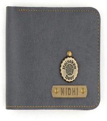 

The Junket Men Grey Artificial Leather Wallet(3 Card Slots)