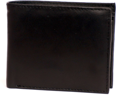 

Adam Hoof Men Black Genuine Leather Wallet(8 Card Slots)
