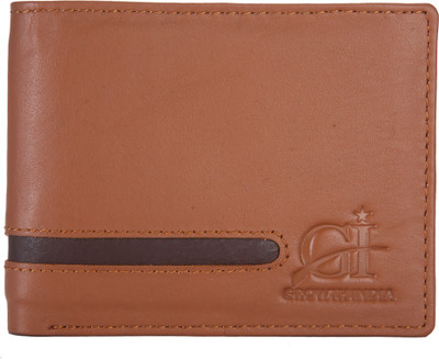 

Growth India Men Multicolor Genuine Leather Wallet(8 Card Slots), Tan & brown