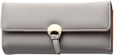 

Satyam Kraft Women Casual Grey Artificial Leather Wallet(10 Card Slots)