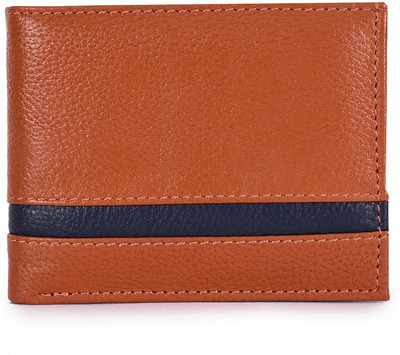 

Phive Rivers Men Tan Genuine Leather Wallet(9 Card Slots)