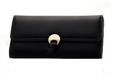 

Satyam Kraft Women Black Artificial Leather Wallet(10 Card Slots)