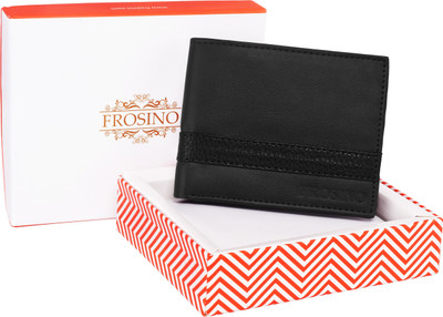 

FROSINO Men Black Artificial Leather Wallet(4 Card Slots)
