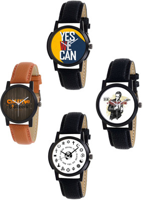

Orayan Everyday Essential Combo S1-1_4_5_6 (Pack of 4) Watch - For Men