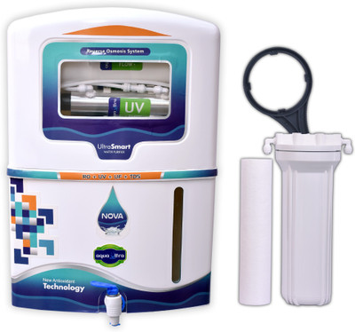 Aqua Ultra NOVA 14 L RO + UV + UF + TDS Water Purifier(White)